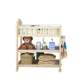 Baby solid wood diaper changing table for newborn baby multi-functional nursing table for dressing table for movable storage without bent