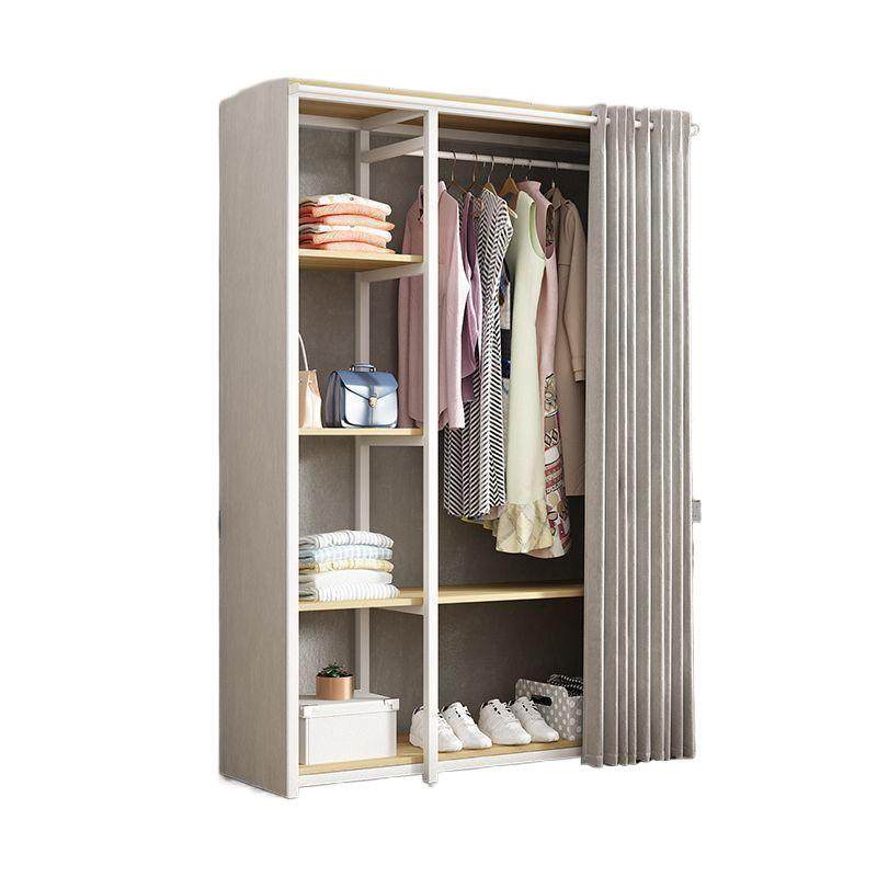 简约地衣柜家用卧室落35547简易布衣帽架出租结实耐架用钢收房纳,淘宝优惠券,粉丝福利购,淘宝优惠卷