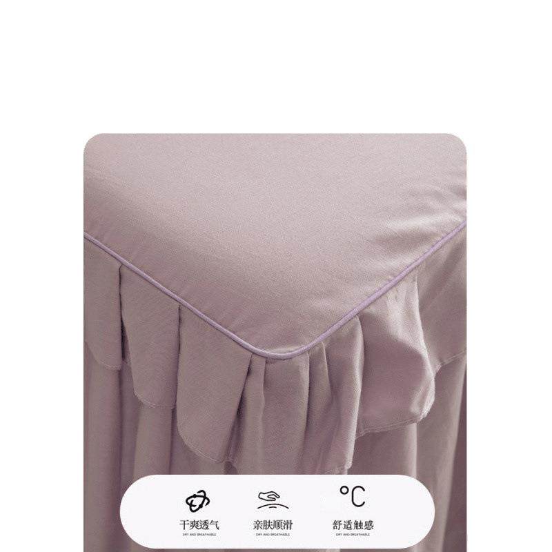 类棉公主风a床裙单XP46Bcyt件100纯全棉纯色韩式花边罩床荷叶,淘宝优惠券,粉丝福利购,淘宝优惠卷