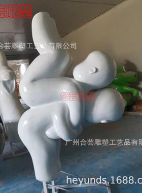 玻璃钢儿童雕塑童趣主题创意卡通小孩吉祥物商场公园校园儿童摆件