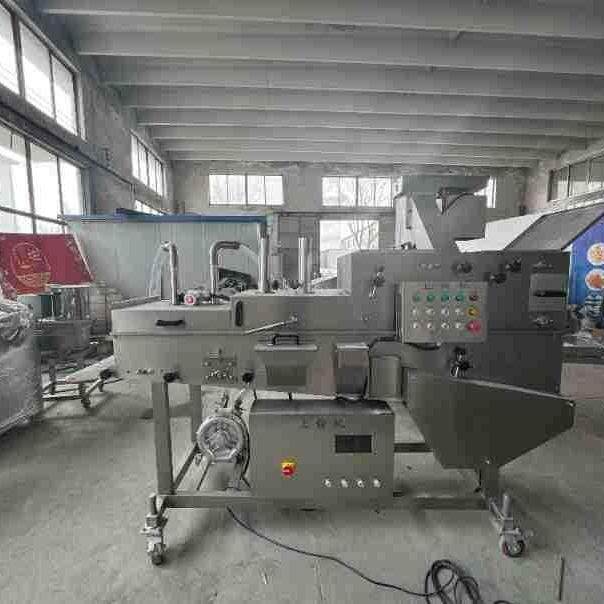 鱼香汉堡肉饼平行式上粉机全自动里脊肉沾粉鳕鱼排裹粉设备,淘宝优惠券,粉丝福利购,淘宝优惠卷