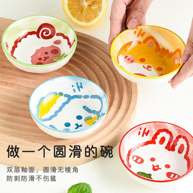 仓鼠用品陶瓷防翻喂食器刺猬食盒蜜袋鼯金丝熊食盘吃饭碗仓鼠食盆,淘宝优惠券,粉丝福利购,淘宝优惠卷