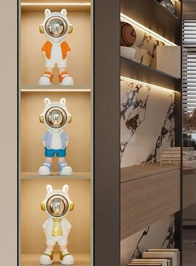 诚艺太空人宇航员摆件客厅酒柜电视玄关高档轻奢家居餐边柜装饰品