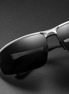 开 车钓鱼专用太阳眼镜抗UV男士偏光司机驾驶UV400太阳眼镜日用潮