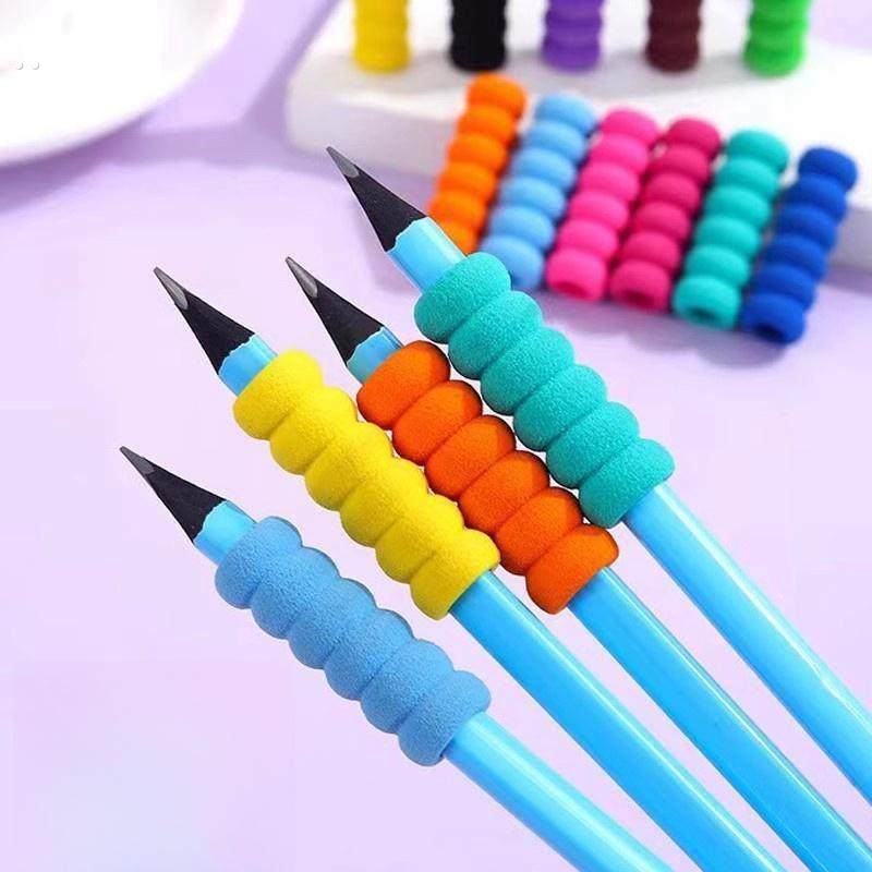 海绵握笔笔套创意彩色海绵护指铅笔套学生握笔器学生写字护指防茧,淘宝优惠券,粉丝福利购,淘宝优惠卷