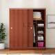 Zi2 Aoyimai wardrobe MGV sliding and sliding door solid wood panel easy storage cabinet storage cabinet wardrobe household bedroom