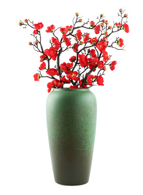 现代简约干花鲜花瓶陶瓷花插花器客厅玄关酒柜花瓶家居摆件手工