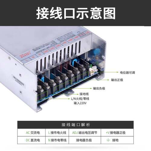 带PFC功能大功率开关电源220V转48V工业机电源控制工业恒压电源 - 图0