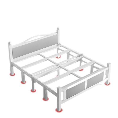 加固床折叠床单人家用成人木床简易租板出屋QIC双人硬板静音午睡 - 图3