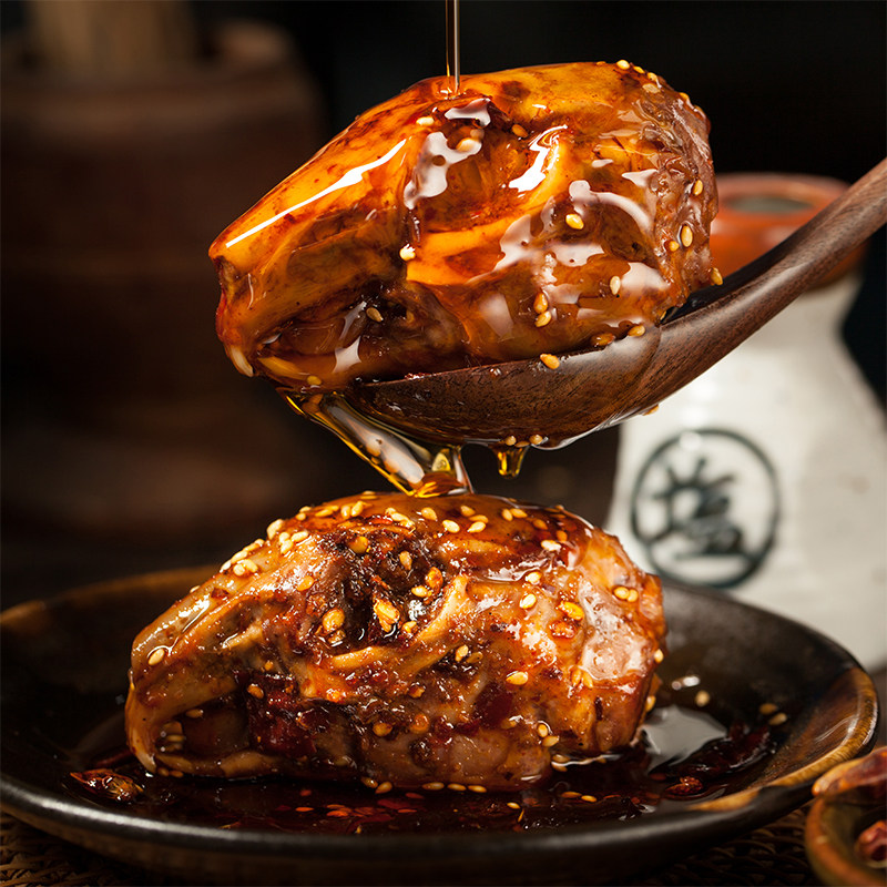 冷吃兔麻辣兔头成都老妈四川特产自贡手撕兔肉开袋即食小吃零食装 - 图2