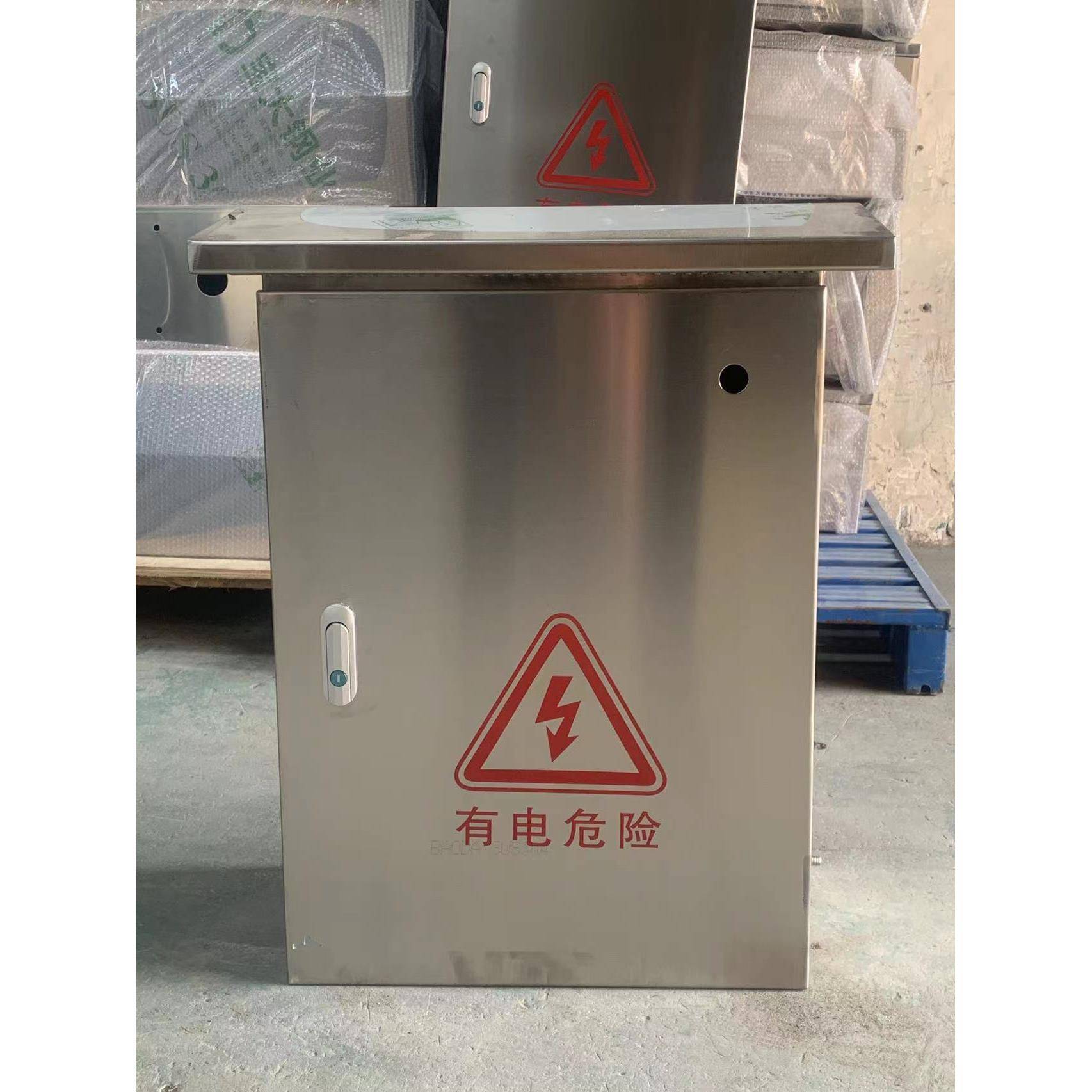 304201316不锈钢明装加厚配电箱户外不锈钢配电箱不锈钢配电箱 - 图1