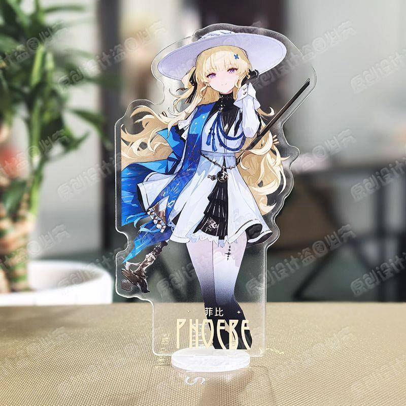 鸣潮周边15cm立牌珂莱塔 赞妮 布兰特 菲比 洛可可亚克力桌面摆件 - 图2