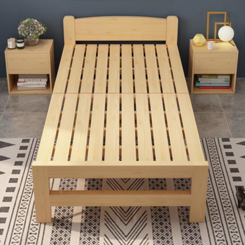 老人睡80cm房间午休床家庭折叠经济型新款木质午睡女孩硬单人款式 - 图3