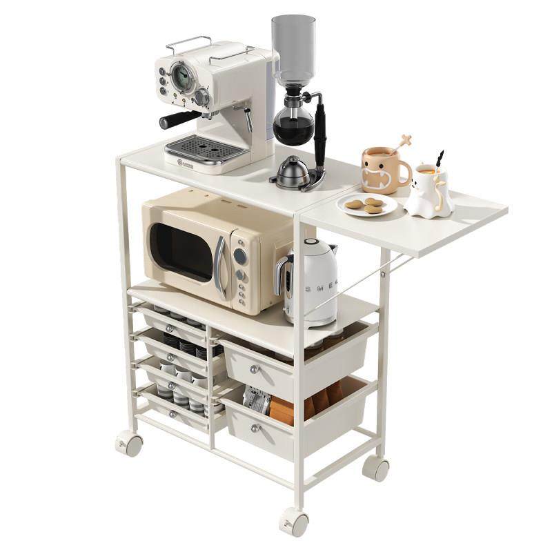 可移动小推车网红零食收纳柜餐边柜家用带抽屉收纳架置物架储物柜,淘宝优惠券,粉丝福利购,淘宝优惠卷