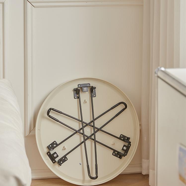 可折叠沙发边几网红小桌子户外露营便携茶几家用简易小圆桌床头桌 - 图0