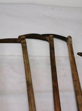 民俗老物件怀旧老弯头镰刀老农具老式农耕工具农家院装饰道具摆件