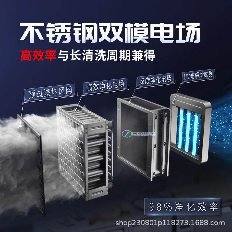 烟罩一体机不锈钢蒸汽清洗商用厨房饭店油烟净化工厂现货,淘宝优惠券,粉丝福利购,淘宝优惠卷