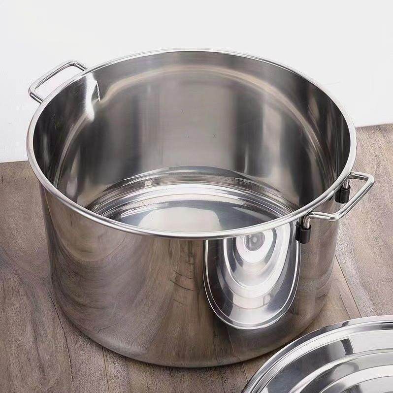 商用不锈钢桶带盖不锈钢汤桶加厚加深大汤锅不锈钢水桶锅摆摊米桶,淘宝优惠券,粉丝福利购,淘宝优惠卷