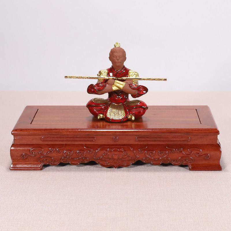 实木底座新中式红木花瓶花盆香炉佛像财神奇石摆件工艺品加高垫高,淘宝优惠券,粉丝福利购,淘宝优惠卷