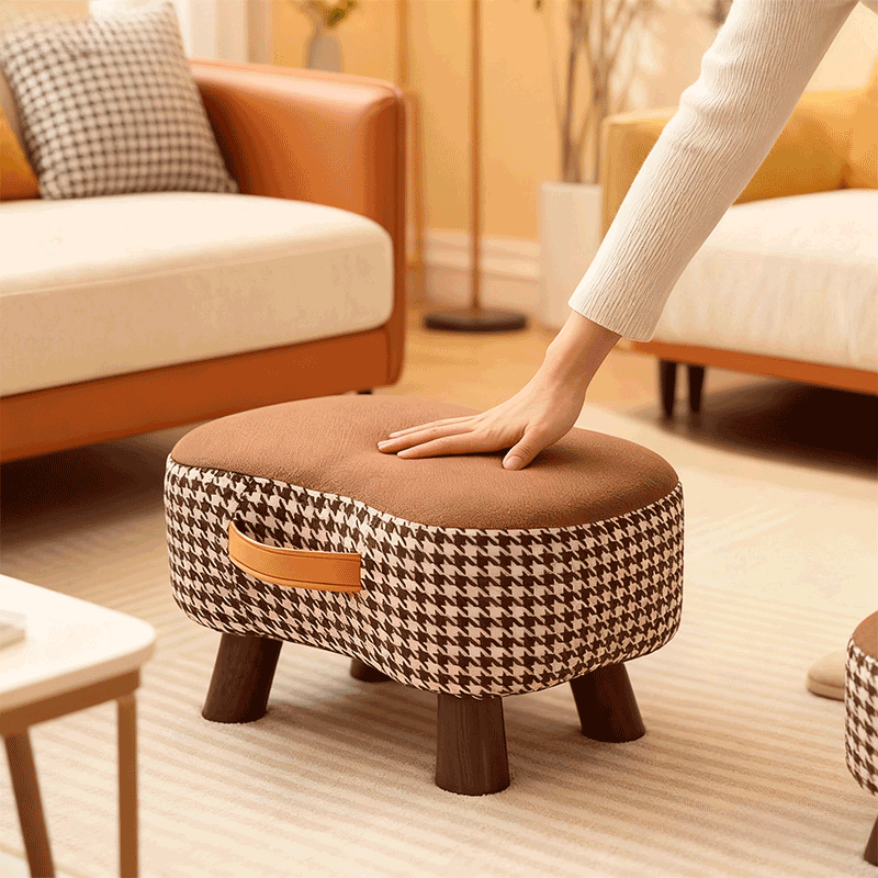 家用小凳子软包防滑椅子加厚脚踏凳浴室客厅板凳茶几板凳沙发凳,淘宝优惠券,粉丝福利购,淘宝优惠卷