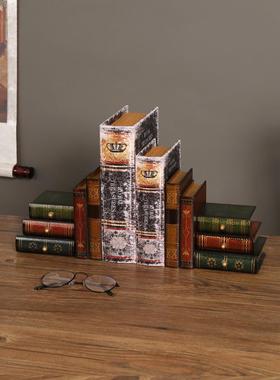 创意覆古桌面书挡摆件书房书架办公室装饰品书本夹书立架书靠摆设