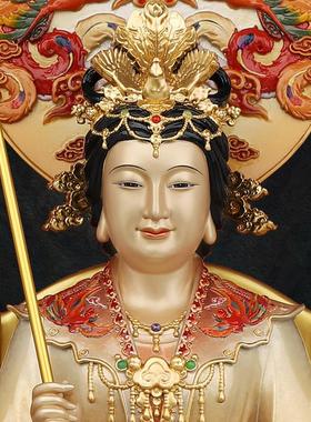 玉皇大帝神像全铜玉帝王母像体摆件王母娘娘像家用供奉西王母佛堂