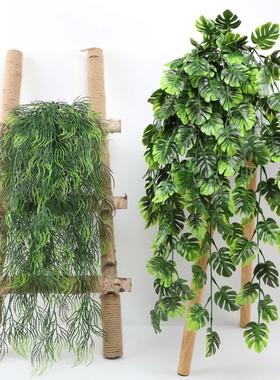 仿真绿植壁挂亚马逊婚庆家居拍摄造景仿真花植物藤条树藤摆件