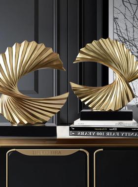 现代轻奢财源滚滚客厅电视酒柜装饰品摆件办公室饰品开业乔迁礼物