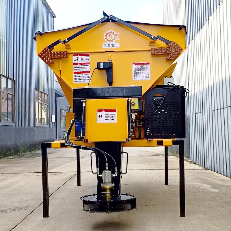 融雪剂撒布机车载式道路撒盐撒布机大型多功能车挂汽油 - 图1