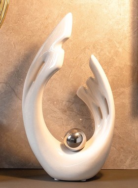 现代简约轻奢酒店装饰品奶茶咖啡店摆件网红拍照区布置高档小摆设