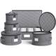 Amazon tableware, dining tray storage box, dining tray can be stacked with classified dishes, dining tray, dustproof storage round bucket