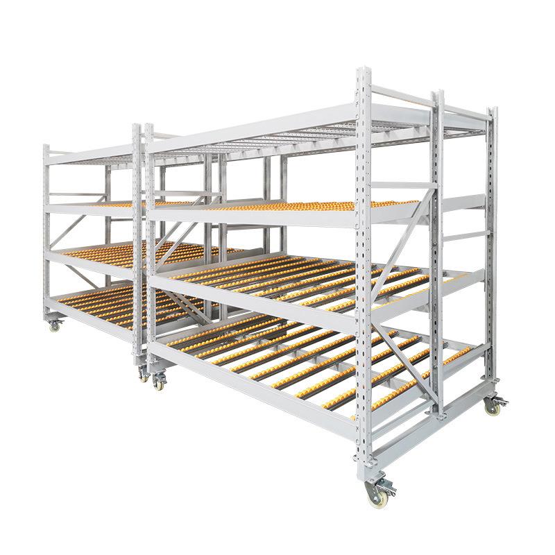 冷轧钢仓库流利条货架电子车间货架快递分拣流利展示运输货架 - 图3