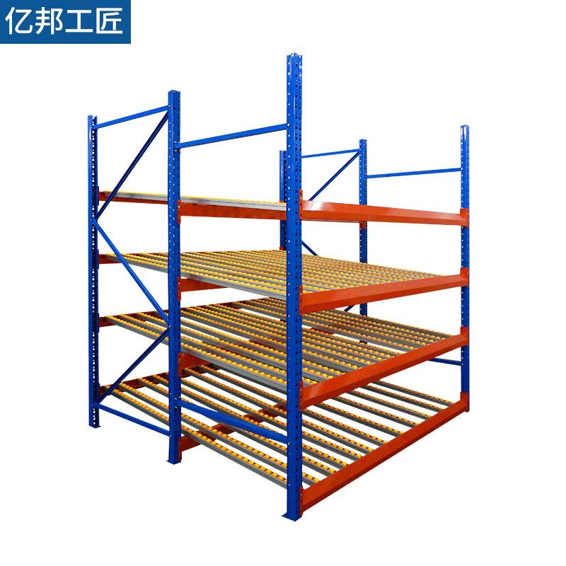 冷轧钢仓库流利条货架电子车间货架快递分拣流利展示运输货架 - 图1
