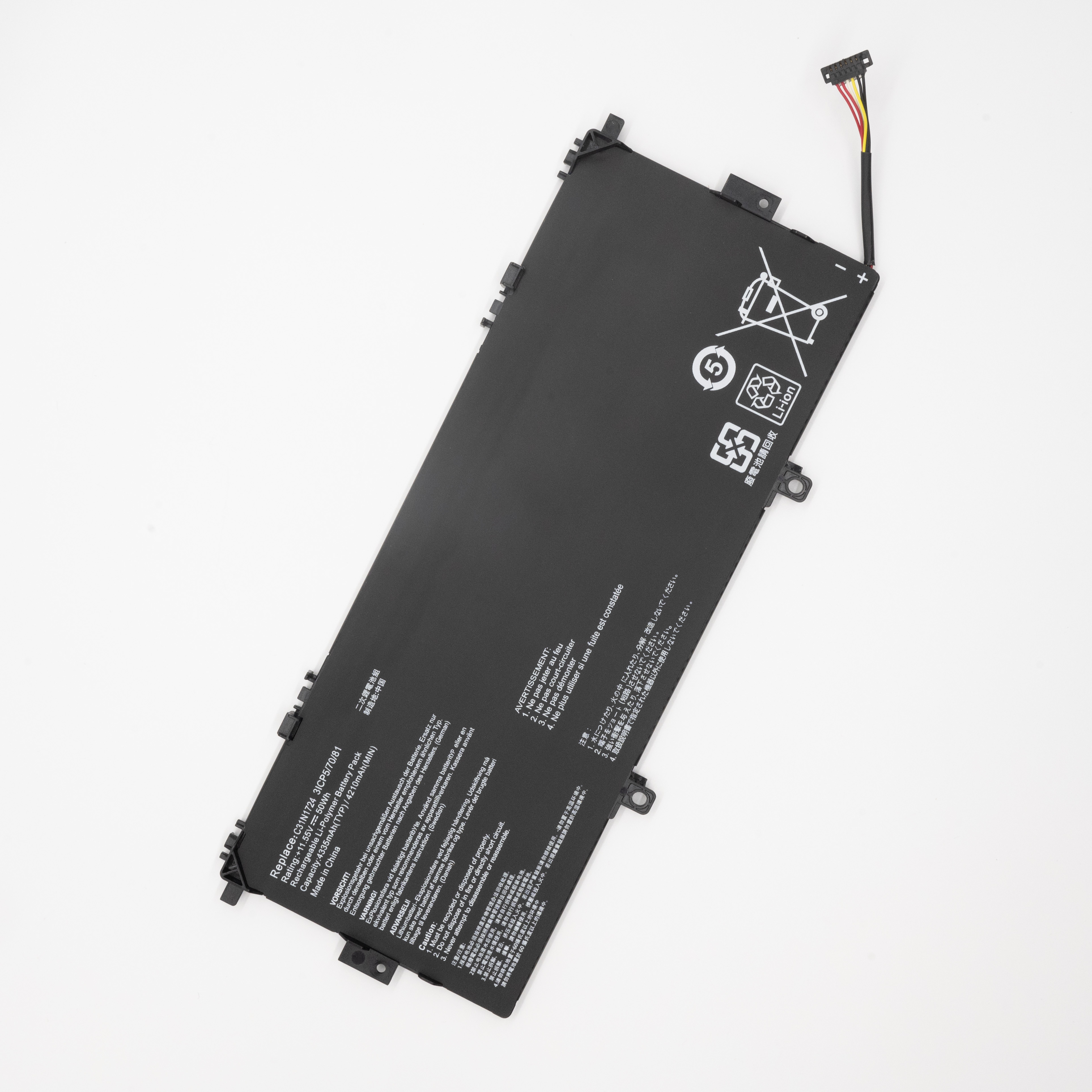 适用华硕ASUS UX331F UX331FAL UX331U/UAL C31N1724 笔记本电池 - 图0