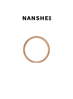 NANSHE/南奢 小香菱格纹戒指轻奢情侣L1166