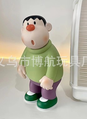 胖虎摆件大型桌上潮玩手办礼物大兔子可动呆萌可爱玩偶客厅家居