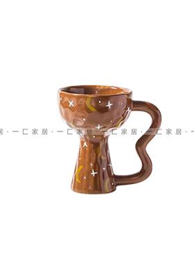 一匚 现代轻奢装饰花艺琉璃花器组合摆件 样板间酒店会所桌面饰品