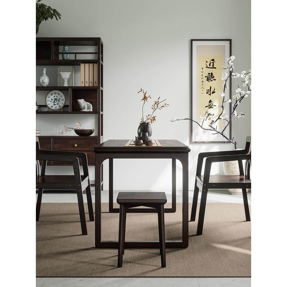 新中式实木茶桌椅家用客厅禅意茶室桌泡茶桌办公室功夫茶几小茶台,淘宝优惠券,粉丝福利购,淘宝优惠卷