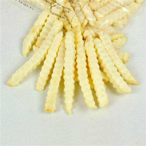 整箱麦肯波浪薯条曲薯条冷冻薯条粗螺纹薯条油炸曲薯2kg*6包包邮 - 图1