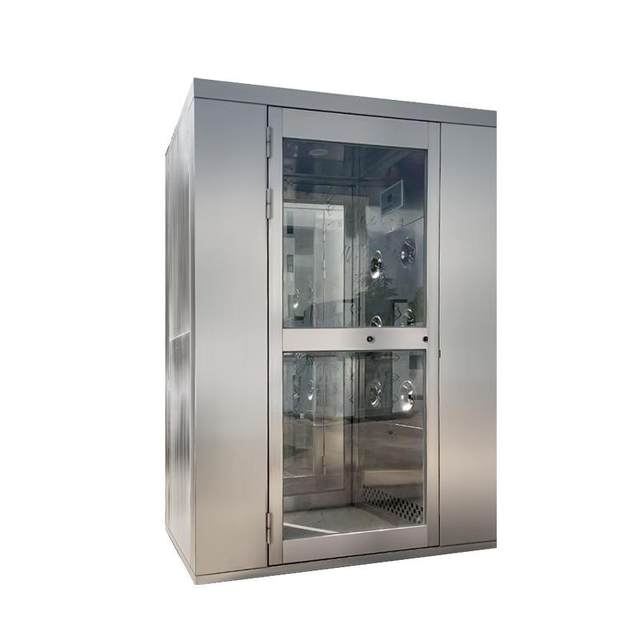 Guangdong stainless steel air shower room air shower room spot factory purification dust-free workshop single double double hair shower door