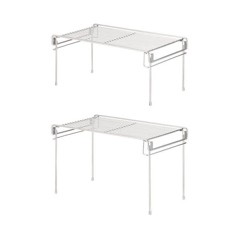 日本霜山不锈钢收纳架储物架可叠加家用橱柜分层架厨房台面置物架,淘宝优惠券,粉丝福利购,淘宝优惠卷