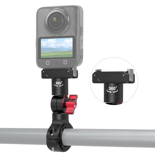 XINTE/馨特 适用大疆OSMO360/action5运动相机骑行单车夹车把管夹1/4磁吸快装固定座阻尼旋转阿莱齿云台支架 - 图3