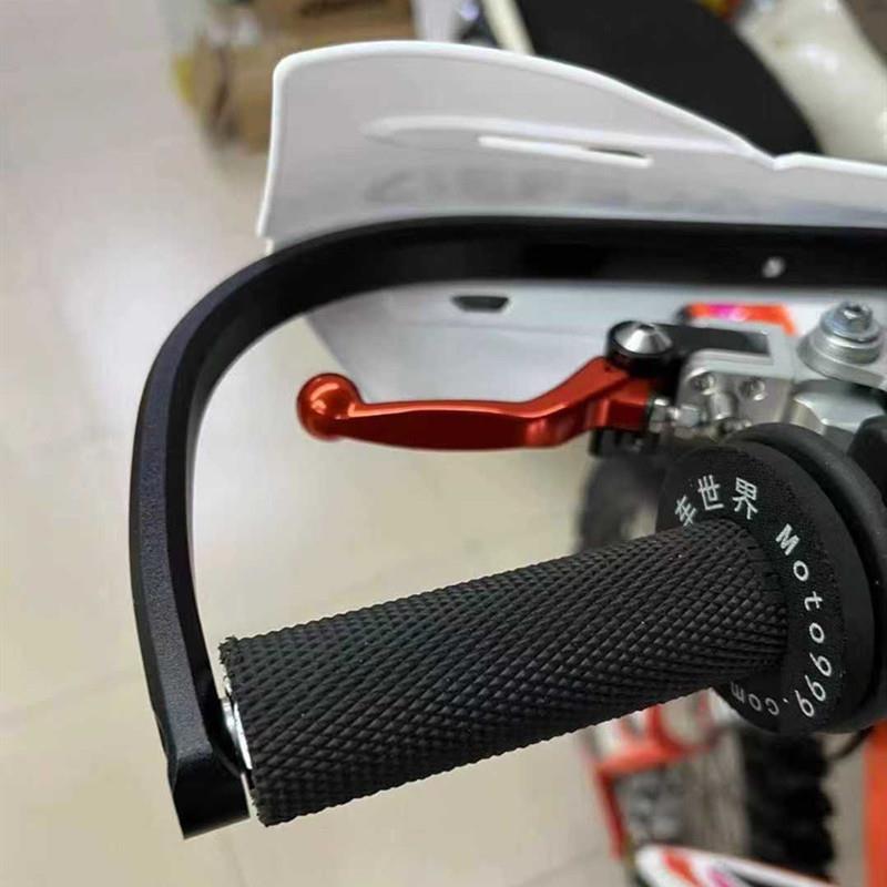 越野摩托车改装CNC铝合金刹车护手防摔安全手柄牛角保护 - 图1