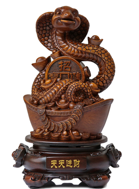 生肖蛇摆件家居装饰品电视柜酒柜博物架摆件招财生肖礼品工艺品