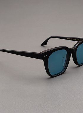 MOSCOTLEMTOSH复古偏光蓝色墨镜