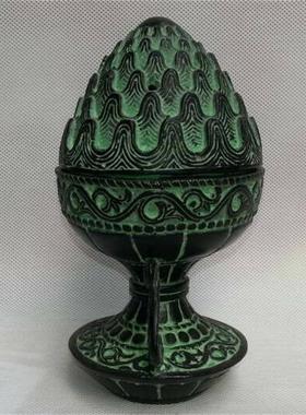 彷古汉代博山炉纯铜香炉青铜器骑龙熏炉包邮 婚礼道具 家居装饰品