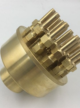 可调三层花喷泉喷头 景观园林假山水池I水景喷头1寸1 5寸2寸