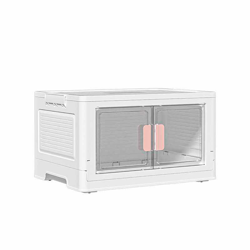 包邮免安装收纳柜折叠收纳箱家用单双侧开门透明整理储物箱带滑轮,淘宝优惠券,粉丝福利购,淘宝优惠卷