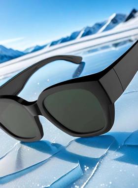 0.1秒智能感光变色偏光太阳眼镜男女款墨镜近视专用套镜防紫外线