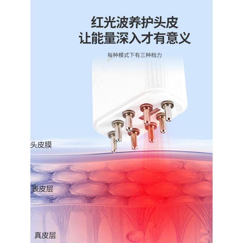 西德瑞电动滚珠上药器红光EMS微电流震动按摩导液梳米诺头皮家用,淘宝优惠券,粉丝福利购,淘宝优惠卷